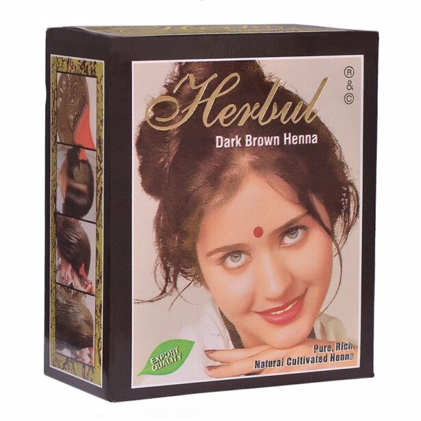 HERBAL DARK BROWN HENNA 60GRAM