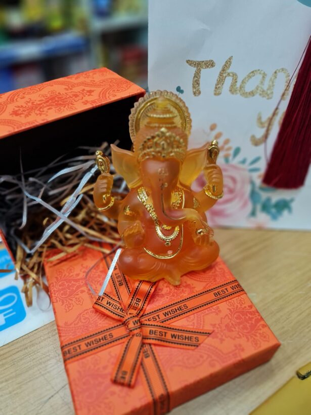 GANESH MURTI ORANGE