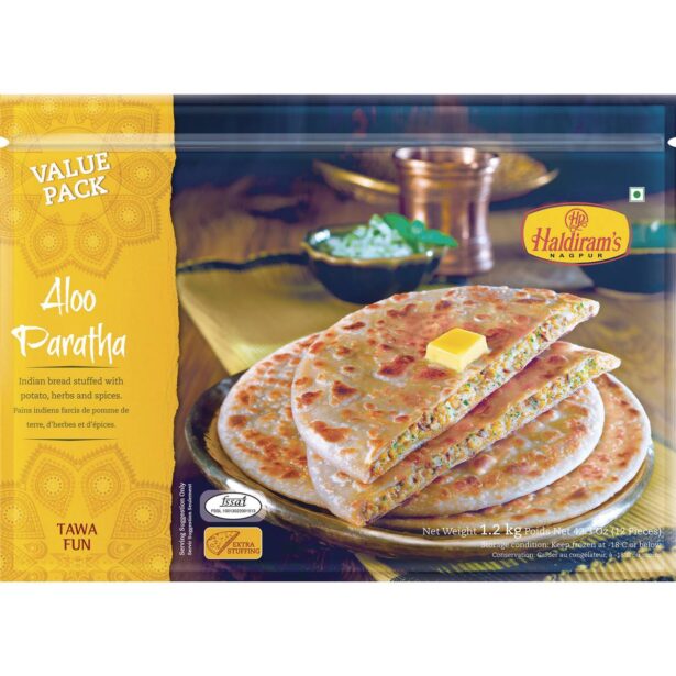 HALDIRAM ALOOPARATHA 400GM (4PC)