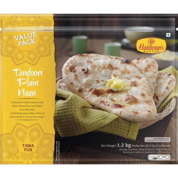 HALDIRAM TANDOORI PLAIN NAAN 400GM