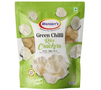 MANIARR’S GREEN CHILY KHICHIYA PAPAD 200GM