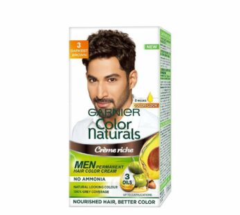 GARNIER COLOR NATURAL DARKEST BROWN 3 (30 ML + 30 G )