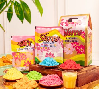 BULK OFFER  BUY 10 ( 1 FREE ) SHREE PERFUMED HERBAL GULAL HOLI COLOR 80GRAM